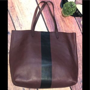 NWT Madewell Striped Transport Tote